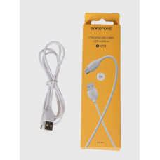 USB кабель BOROFONE BX19 Benefit Type-C, 1м, PVC (белый)