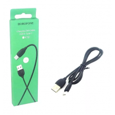 USB кабель BOROFONE BX19 Benefit MicroUSB, 1м, PVC (черный)